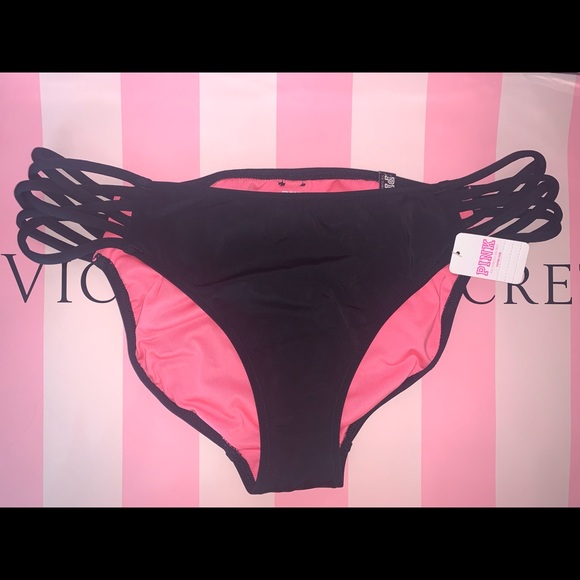 Victoria's Secret PINK Swim Strappy Bikini Bottom - Picture 6 of 8